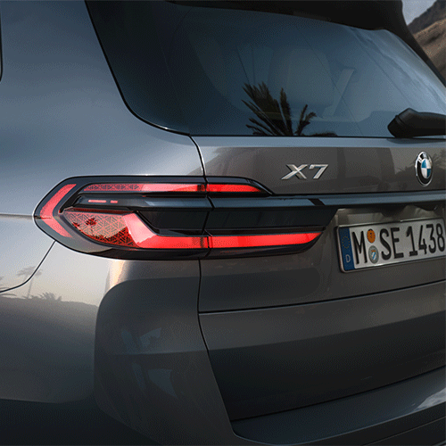 BMW X7 Heck
