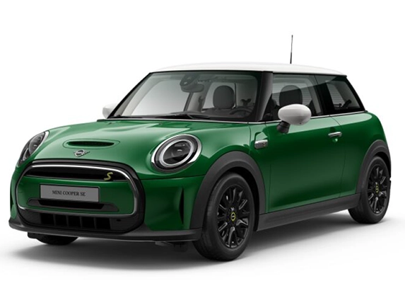 MINI Cooper SE in British Racing Green Modell Q3_23