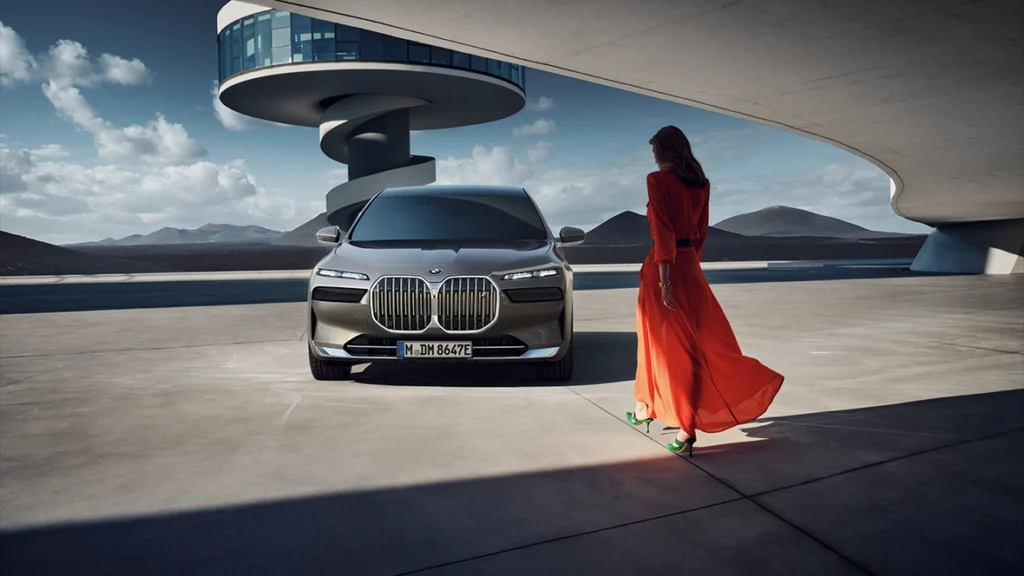 BMW i7 eDrive50 vollelektrische Luxuslimousine