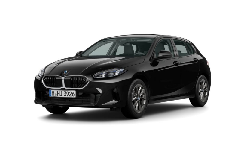 BMW 120 in der Farbe Schwarz uni